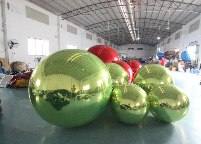 Customized Inflatable Christmas Decoration Big Hanging Mirror Ball,Giant Reflective Inflatable Mirror Balloon