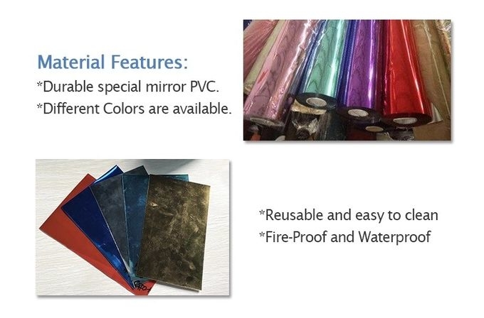 0.6m, 0.8m, 1.0m, 1.2m, 1.5m, 1.8m, 2.0m Floating Reflective Inflatable Mirror Balloon For Advertising