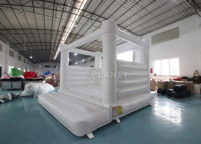 Commercial Inflatable White Bounce House Kids Inflatable Party Jumping Castle Outdoor Inflatable Wedding Bouncer