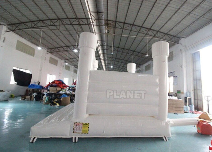 Outdoor Jumping Bouncer Inflatable Wedding Bouncy Castle White Bounce House For Adults And Kids