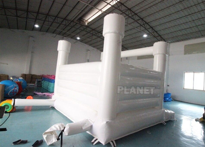 Outdoor Jumping Bouncer Inflatable Wedding Bouncy Castle White Bounce House For Adults And Kids