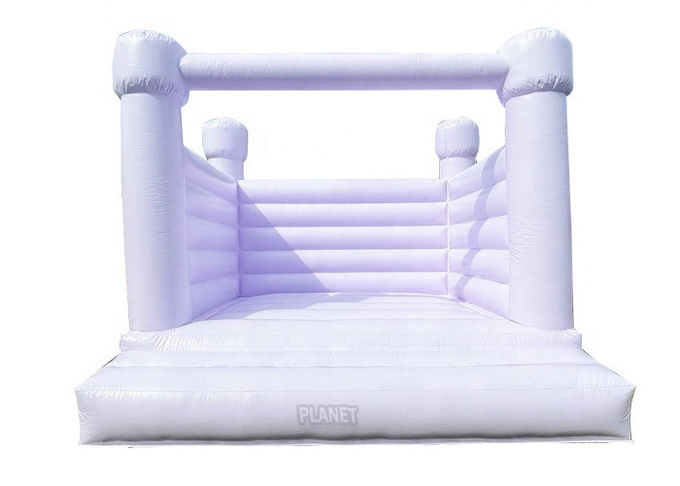 Outdoor Jumping Bouncer Inflatable Wedding Bouncy Castle White Bounce House For Adults And Kids