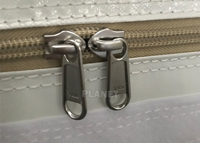 PVC Tarpaulin Inflatable 4 Meters White Wedding Bounce House With Air Blower