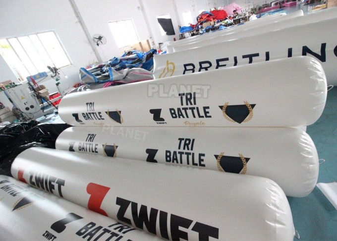 Custom Size Long Surface Marker Buoy Inflatable Tube Marker Buoys Inflatable Water Pipe Buoy