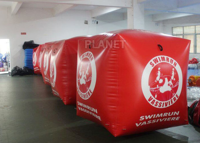 Sealed Air 1.5M Inflatable Marker Buoy For Advertising Red Color