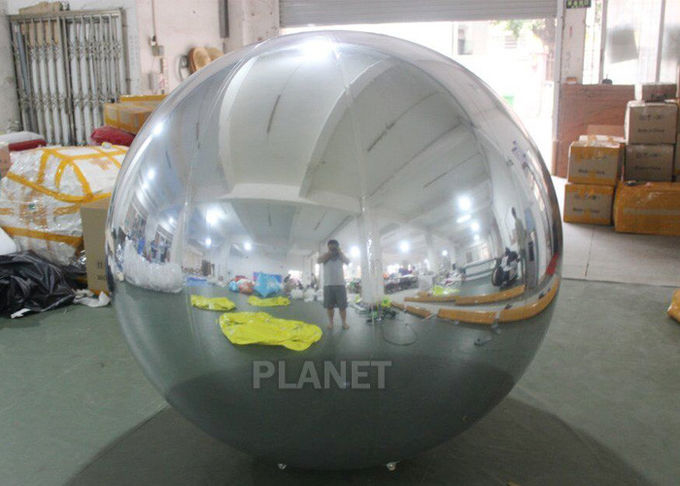 Custom Colorful Inflatable Mirror Balloon For Festival Decorative 1 Year Warranty