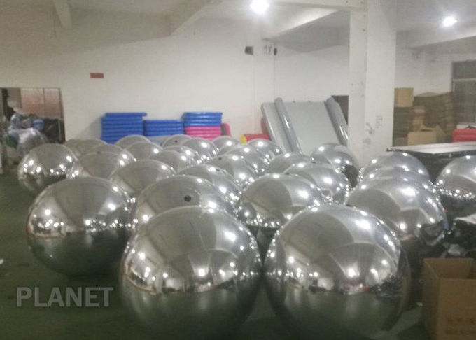 Custom Colorful Inflatable Mirror Balloon For Festival Decorative 1 Year Warranty