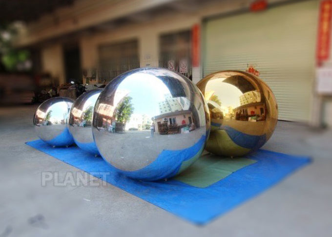 Event Party Inflatable Mirror Ball With 1 Year Warranty Customized Material