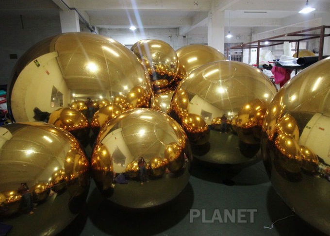 Event Party Inflatable Mirror Ball With 1 Year Warranty Customized Material