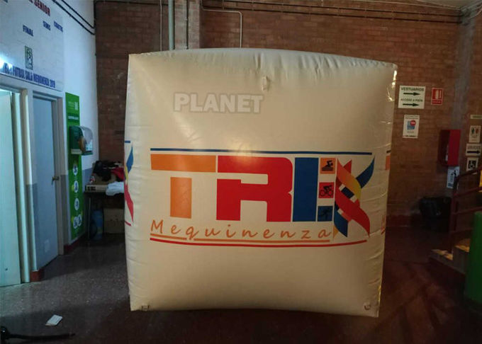 PVC Tarpaulin 1.5M Square Shape Inflatable Water Floating Buoy Cube With Logo triathlon swim buoys