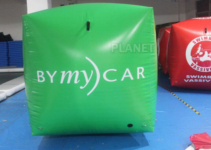 Fire Retardant Inflatable Marker Buoy With Logo Printed , Inflatable Floating Tube