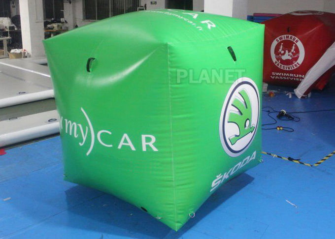 Fire Retardant Inflatable Marker Buoy With Logo Printed , Inflatable Floating Tube