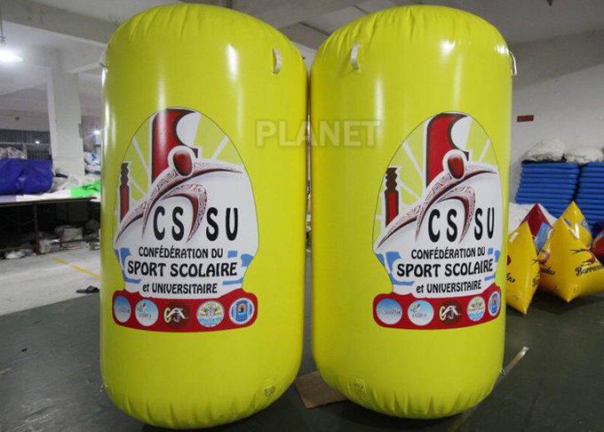 1.17m Diameter 1.9m Height Inflatable Marker Buoy For Water Games