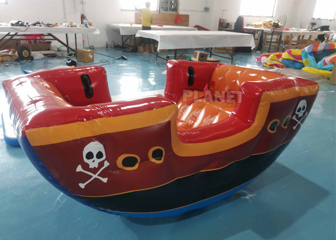 Custom Design Export Korea Inflatable Park Sport Games Waddle Roly Poly Inflatable Viking Seesaw