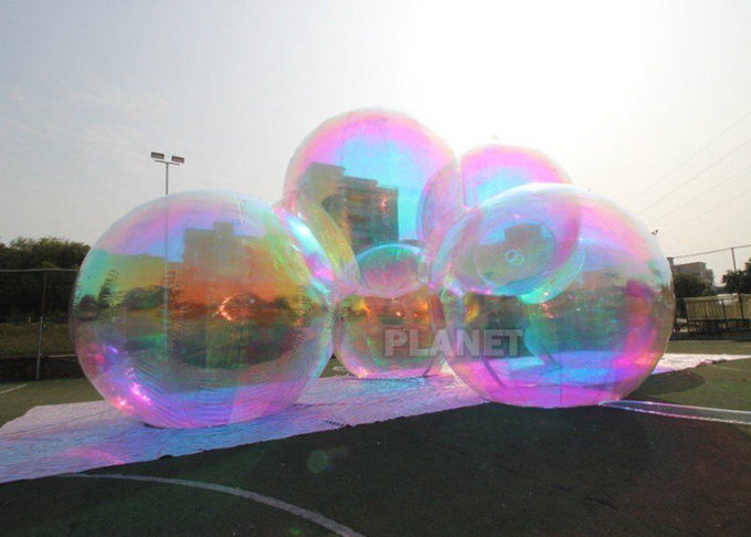 Custom Decorative Inflatable Mirror Ball PVC Advertising