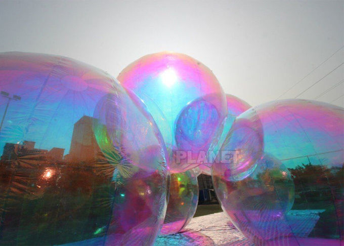 Custom Decorative Inflatable Mirror Ball PVC Advertising
