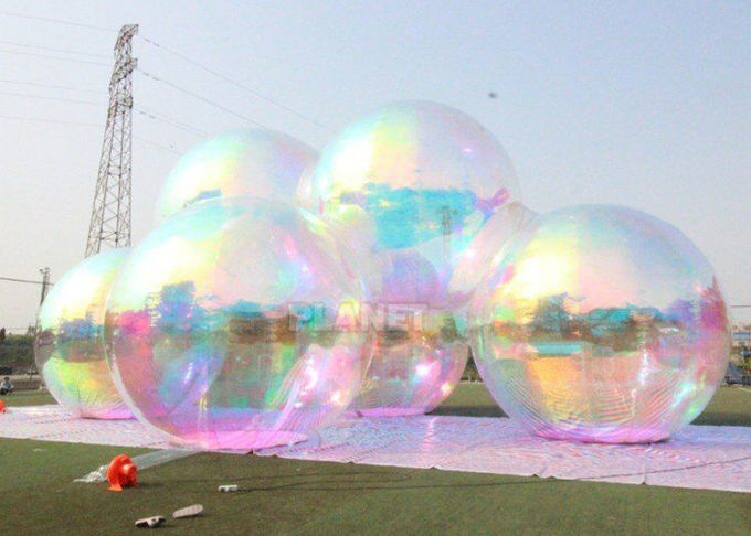 Commercial PVC Dazzle Alien Inflatable Balloon LED Lighting