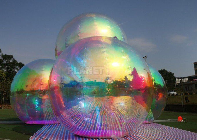 Commercial PVC Dazzle Alien Inflatable Balloon LED Lighting
