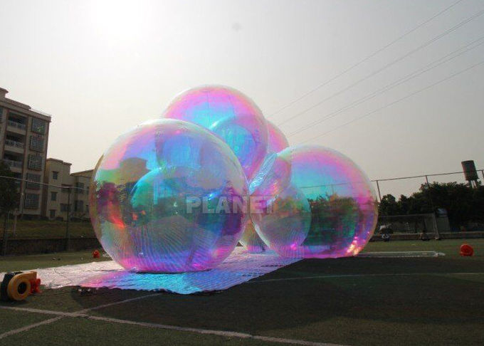 Commercial PVC Dazzle Alien Inflatable Balloon LED Lighting