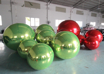 Customized Inflatable Christmas Decoration Big Hanging Mirror Ball,Giant Reflective Inflatable Mirror Balloon