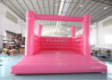 Custom Color Inflatable Wedding Bouncer White Bouncy Castle Inflatable White Castle Bounce House
