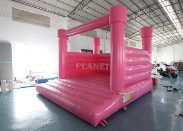 Custom Color Inflatable Wedding Bouncer White Bouncy Castle Inflatable White Castle Bounce House