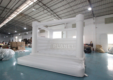 Commercial Inflatable White Bounce House Kids Inflatable Party Jumping Castle Outdoor Inflatable Wedding Bouncer