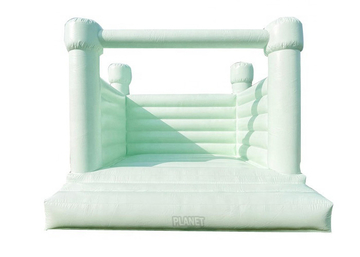 Outdoor Jumping Bouncer Inflatable Wedding Bouncy Castle White Bounce House For Adults And Kids