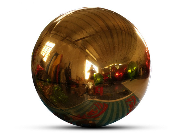 Giant Event Decoration PVC Floating Sphere Mirror Balloon Disco Shinny Inflatable Floating Mirror Ball For Christmas