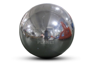 Giant Event Decoration PVC Floating Sphere Mirror Balloon Disco Shinny Inflatable Floating Mirror Ball For Christmas