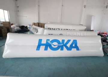 0.9mm PVC Tarpaulin Floating Triathlon Swim Marker Inflatable Long Tube Cylinder Life Buoy