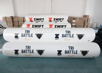 Custom Size Long Surface Marker Buoy Inflatable Tube Marker Buoys Inflatable Water Pipe Buoy