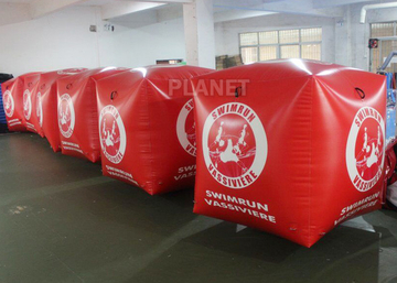 Sealed Air 1.5M Inflatable Marker Buoy For Advertising Red Color