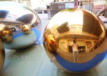 Custom Colorful Inflatable Mirror Balloon For Festival Decorative 1 Year Warranty