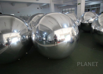 Custom Colorful Inflatable Mirror Balloon For Festival Decorative 1 Year Warranty