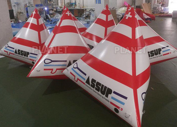 Water Triathlons Inflatable Swimming Buoy For Advertising Lightweight