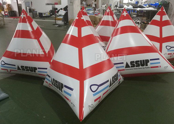 Water Triathlons Inflatable Swimming Buoy For Advertising Lightweight