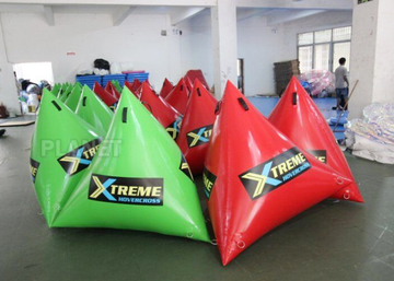Green Inflatable Marker Buoy / Inflatable Floating Water Park 3 Years Warranty