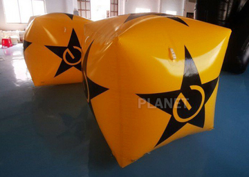 EN14960 Inflatable Cube Water Floating Swimming Safety Buoy  Uv Resistance
