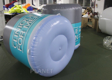 Custom Logo Inflatable Life Buoy With D Rings Water Play Equipment