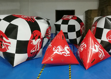 2 Meter Water Marine Marker Buoys Inflatable Cube Buoys OEM Service
