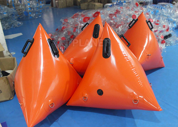 Lightweight Orange Inflatable Race Marker Buoys 0.6 Mm PVC Tarpaulin