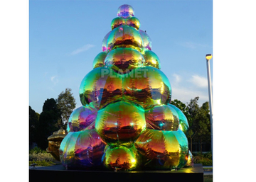 Festival Double Layer PVC Reflective Inflatable Mirror Ball