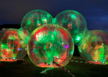 Custom Decorative Inflatable Mirror Ball PVC Advertising