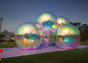 Custom Decorative Inflatable Mirror Ball PVC Advertising