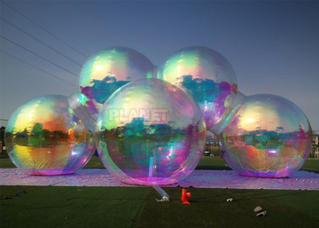 Commercial PVC Dazzle Alien Inflatable Balloon LED Lighting
