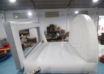 Custom 4*4*3.4M Inflatable Wedding Bouncer For Amusement Park