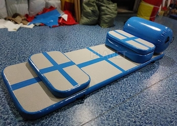 Portable Inflatable Air Track , Customized Air Tumble Track For Home