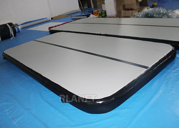 Custom Inflatable Air Track Double Wall Fabric Material Black Sides