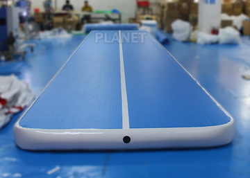 Flexible Inflatable Air Track Gymnastic Blue Surface Mattress For Sport